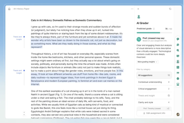 Grammarly ra mắt loạt tác nhân AI có thể “dự đoán điểm A” cho bài viết của sinh viên